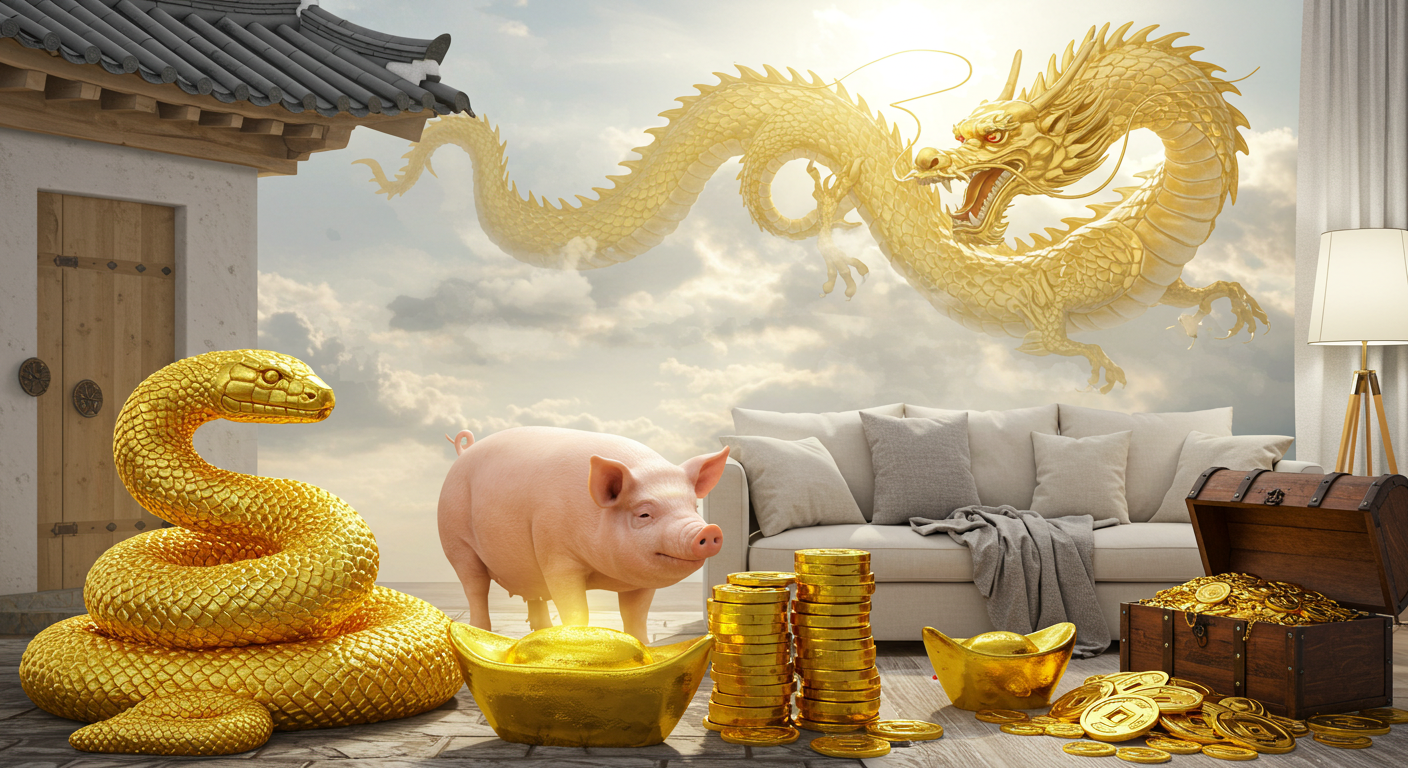 돈이 들어오는 꿈해몽 TOP 5, 부자되는 길몽