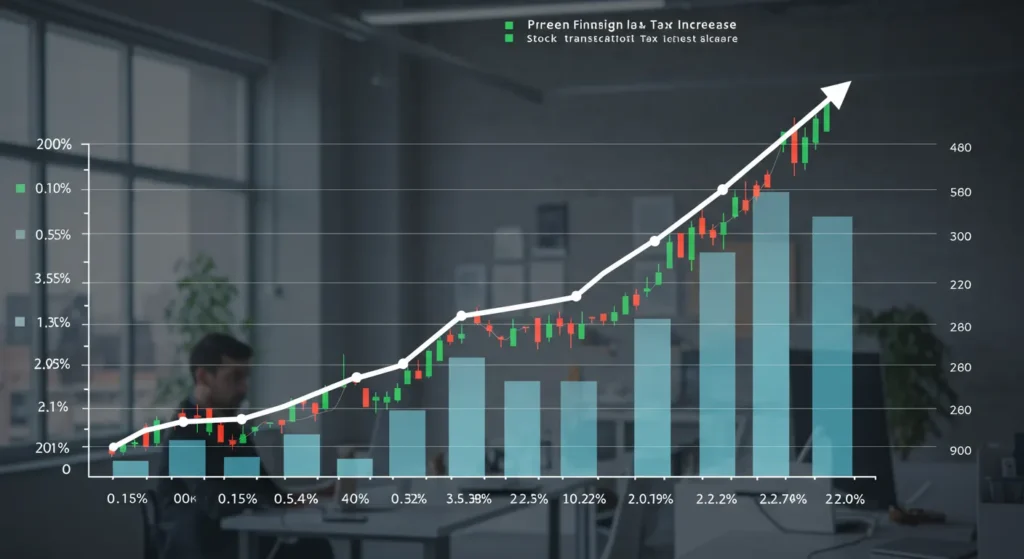 2025년 세법개정안, 증권·주식 투자자에게 미칠 핵심 변화 총정리 - 증권거래세율 인상 그래프